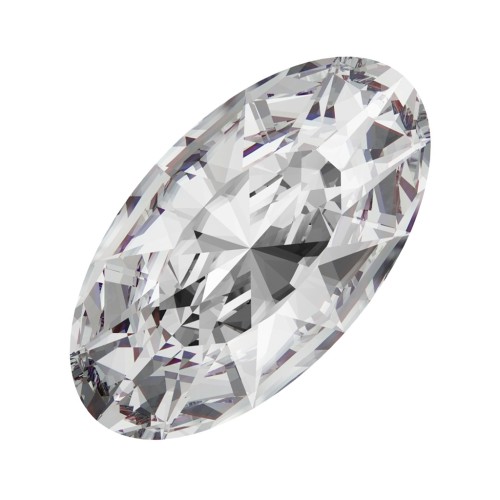 Cabochon Swarovski 4162 14x7.5 mm Crystal x1