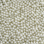 Perles rondes sans trou - mini boules Swarovski - 5809 1.5 mm Cream Pearl x50
