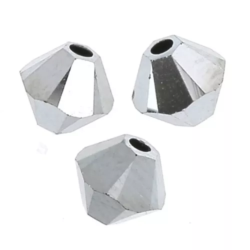 Toupies en cristal PureCrystal 5328 4 mm Crystal Light Chrome 2X x50