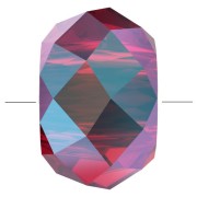 Briolette XL Swarovski 5042 perle rondelle 6 mm - Scarlet Shimmer 2X x1|raw }}