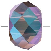 Briolette XL Swarovski 5042 perle rondelle 8 mm - Amethyst Shimmer 2X x1|raw }}