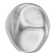 Baroque nacrée Swarovski 5841 perle ronde irrégulière 8 mm Light Grey Pearl x1|raw }}