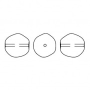 Baroque nacrée Swarovski 5841 perle ronde irrégulière 8 mm White Pearl x1