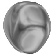 Baroque nacrée Swarovski 5841 perle ronde irrégulière 12 mm Dark Grey Pearl x1