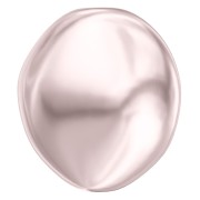 Baroque nacrée Swarovski 5842 perle plate irrégulière 14 mm Rosaline Pearl x1|raw }}