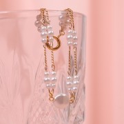 Baroque nacrée Swarovski 5842 perle irrégulière 10 mm Rosaline Pearl x1