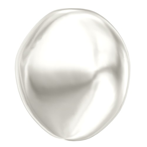 Baroque nacrée Swarovski 5842 perle irrégulière 10 mm White Pearl x1