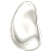 Baroque nacrée Swarovski 5843 perle goutte irrégulière 12 mm White Pearl x1|raw }}