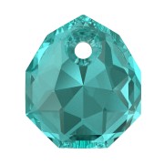 Pendentif Swarovski 6436 Majestic Pendant 9 mm - Blue Zircon x1|raw }}