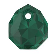 Pendentif Swarovski 6436 Majestic Pendant 9 mm - Emerald x1|raw }}