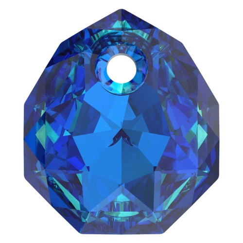 Pendentif Swarovski 6436 Majestic Pendant 16 mm - Crystal Bermuda Blue x1