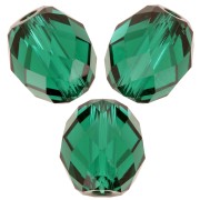 Olive Briolette Swarovski 5044 perle olive 7x6 mm - Emerald x1|raw }}