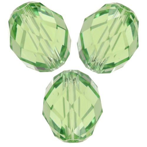 Olive Briolette Swarovski 5044 perle olive 9.5x8 mm - Reinvented Peridot x1
