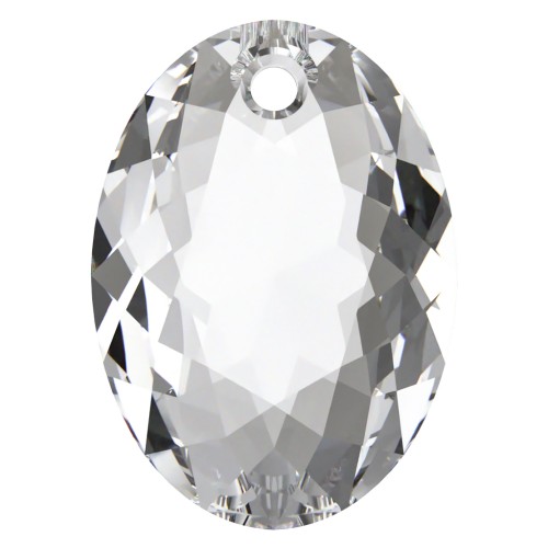Pendentif Swarovski 6438 Elliptic Cut Pendant 9 mm - Crystal x1