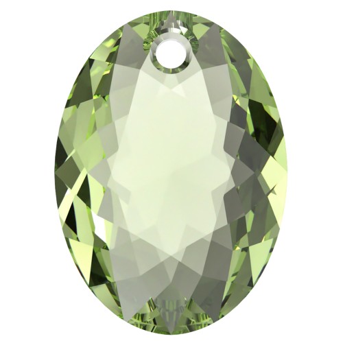 Pendentif Swarovski 6438 Elliptic Cut Pendant 9 mm - Peridot x1