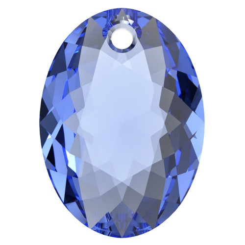 Pendentif Swarovski 6438 Elliptic Cut Pendant 11.5 mm - Sapphire x1