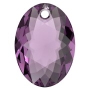 Pendentif Swarovski 6438 Elliptic Cut Pendant 11.5 mm - Amethyst x1|raw }}