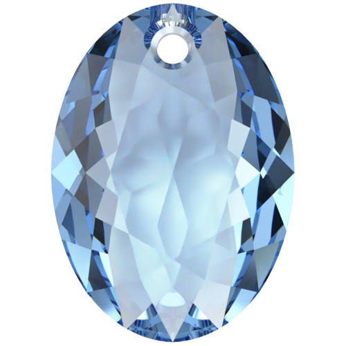 Pendentif Swarovski 6438 Elliptic Cut Pendant 16 mm - ReCreated Cool Blue x1