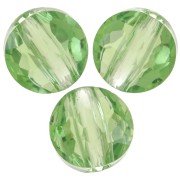 Perles rondes plates - 6 mm - Thin Round Swarovski 5034 - Reinvented Peridot x6|raw }}