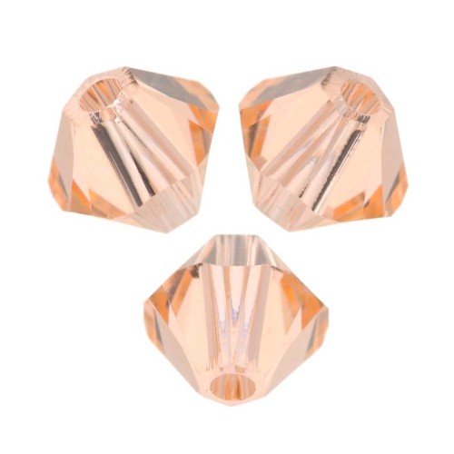 Toupies en cristal Swarovski 5328 3 mm Light Peach x50