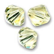 Toupies en cristal Swarovski 5328 3 mm Jonquil x50