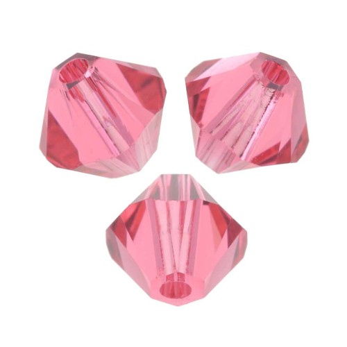Toupies en cristal Swarovski 5328 3 mm Padparadscha x50
