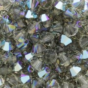 Toupies en cristal Swarovski 5328 3 mm Black Diamond Shimmer x50