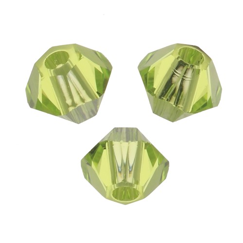 Toupies en cristal Swarovski 5328 3 mm - Citrus Green x50