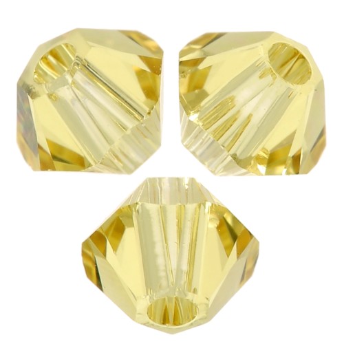 Toupies en cristal Swarovski 5328 3 mm - Reinvented Dark Jonquil x50