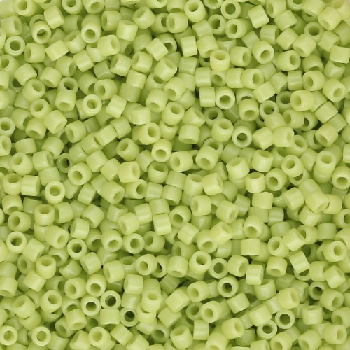 Miyuki Delica 11/0 DB0733 - Opaque Chartreuse x 8g