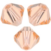 Toupies en cristal Swarovski 5328 4 mm Light Peach x50