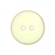 Bouton en bois résine époxy 15 mm Ivoire x1