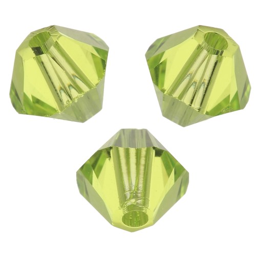 Toupies en cristal Swarovski 5328 4 mm - Citrus Green x50