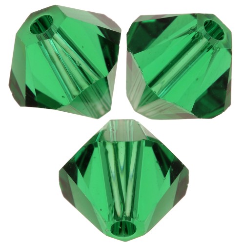 Toupies en cristal Swarovski 5328 4 mm - Majestic Green x50