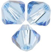 Toupies en cristal Swarovski 5328 4 mm - ReCreated Cool Blue x50