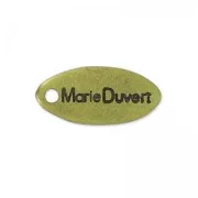 Breloques ovales personnalisées avec logo ou marque 15x6 mm - Bronze x1000