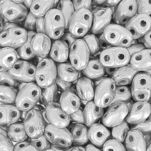 MiniDuo 2x4 mm Silver Mat x10g