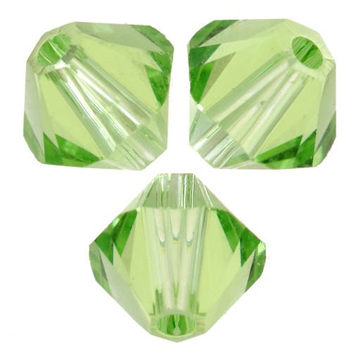 Toupies en cristal Swarovski 5328 5 mm - Reinvented Peridot x20