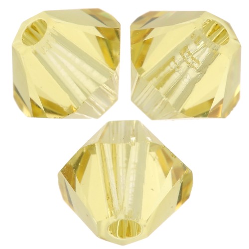 Toupies en cristal Swarovski 5328 6 mm - Reinvented Dark Jonquil x20