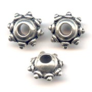 Intercalaires 10x6 mm argenté vieilli x5|raw }}
