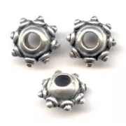 Intercalaires 10x6 mm argenté vieilli x5