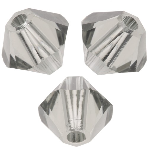 Toupies en cristal Swarovski 5328 8 mm Black Diamond x6