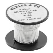 Fil de cuivre 0.90 mm anti-ternissement Argenté x8m|raw }}