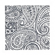 Plaque de texture Cernit pour la pâte polymère 9 cm Paisley x1
