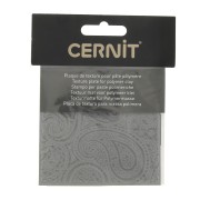 Plaque de texture Cernit pour la pâte polymère 9 cm Paisley x1