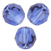 Perles rondes Swarovski 5000 4 mm - ReCreated Dark Sapphire x20