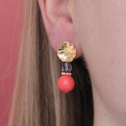 Perles rondes  Swarovski 5000 6 mm Rose Shimmer x6