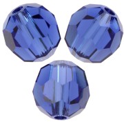 Perles rondes Swarovski 5000 6 mm - ReCreated Dark Sapphire x6