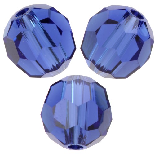 Perles rondes Swarovski 5000 6 mm - Reinvented Dark Sapphire x6