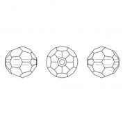 Perles rondes Swarovski 5000 6 mm - ReCreated Dark Sapphire x6